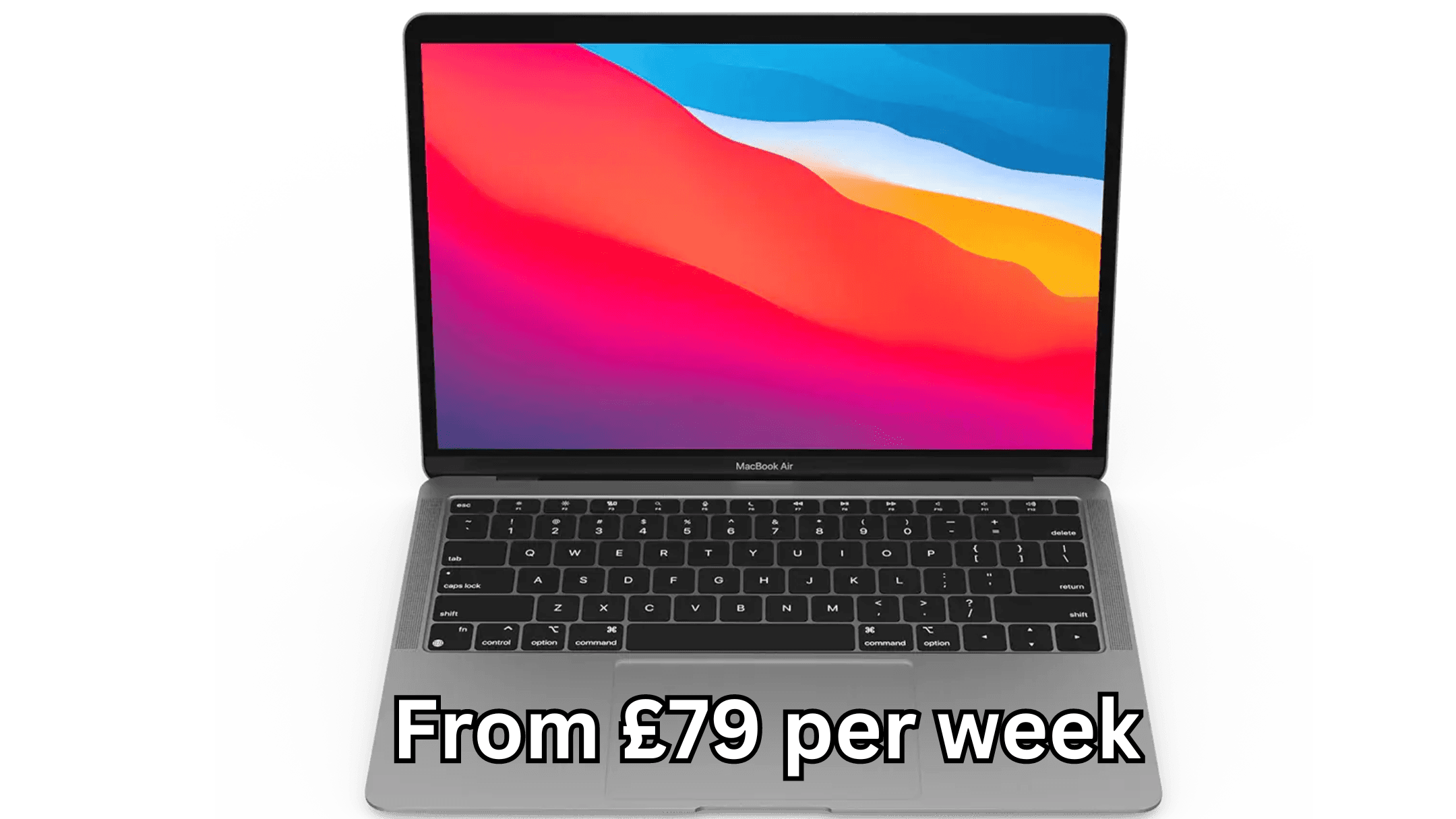 Product Photo: MacBook Pro M1 13" 8GB £59 PW • £99 2 WKS                